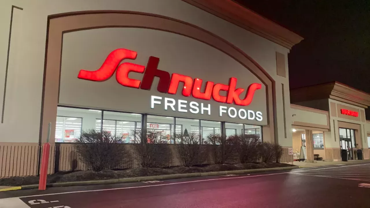 THE BEST SCHNUCKS WEST OF THE RIVER Schnucks Harvester Square 60 Harvester Square St. Charles, MO 63303 Don't let the busted "H" in the Schnucks sign fool you, this is the golden Schnucks of St. Charles. Perhaps a hidden gem, this Schnucks is tucked into a corner of a badass strip mall: A Dollar General, GreatClips, thrift store and more will handle a weekend's worth of errands in one trip. This Schnucks is smaller than others on the list, but the phrase "tiny but mighty" comes to mind. Well-stocked and quiet, you can find what you're looking for with ease and don't have to worry about running into the college kids that frequent the First Capitol Schnucks. It does lack some of the perks the other stores possess, but a CVS pharmacy and full grocery will satisfy those who prefer a no-frills grocery experience. Photo credit: Riverfront Times