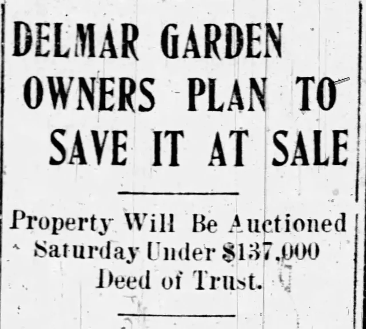 Delmar Garden