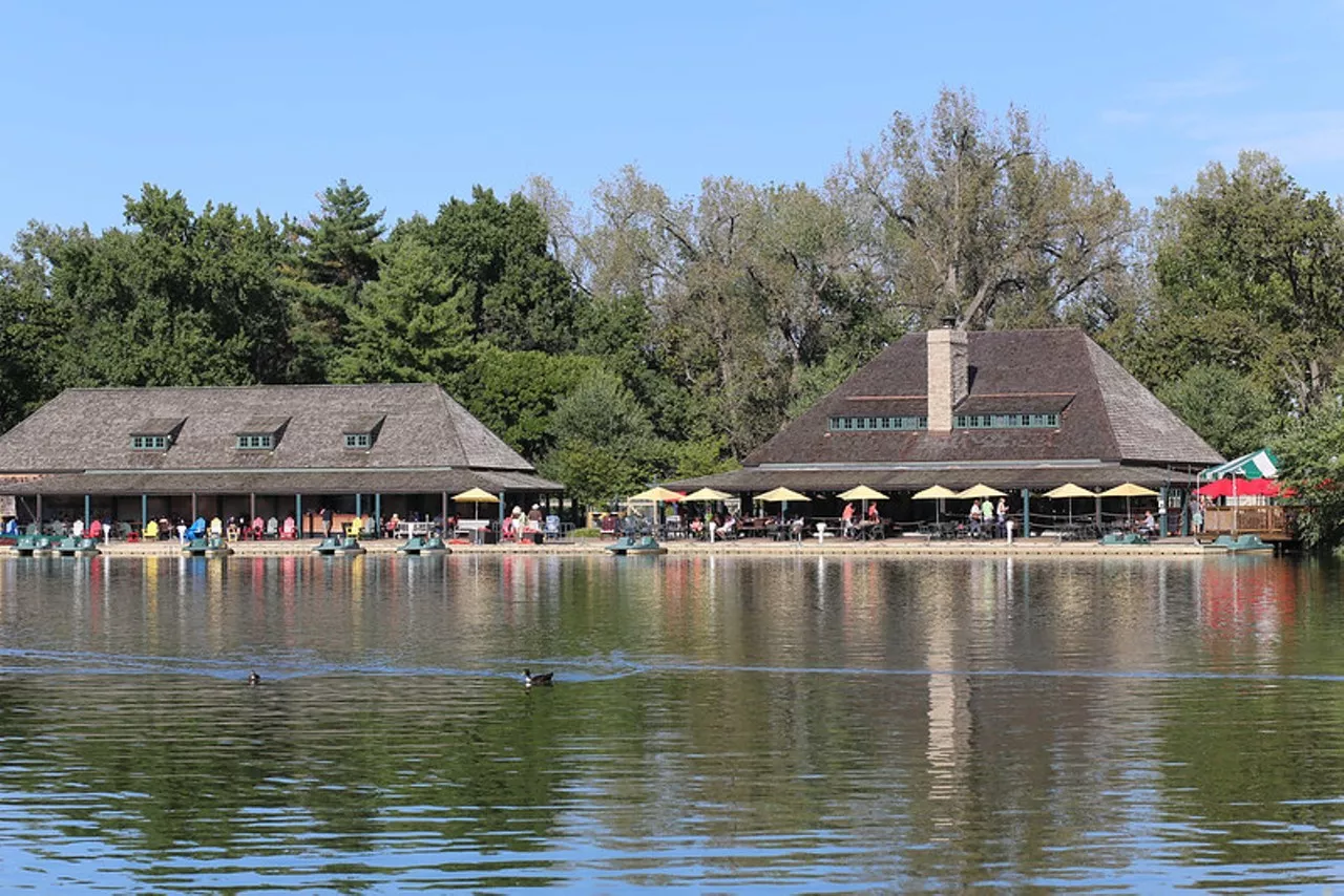 The Boathouse at Forest Park (6101 Government Drive, boathousestl.com) Forest Park is like one big dog playground, but they seem to especially love sniffing around the Boathouse. After a nice outing on a paddleboat, take your pup out to lunch at the Boathouse, where they can enjoy a big bowl of fresh water and some of your tasty table scraps.