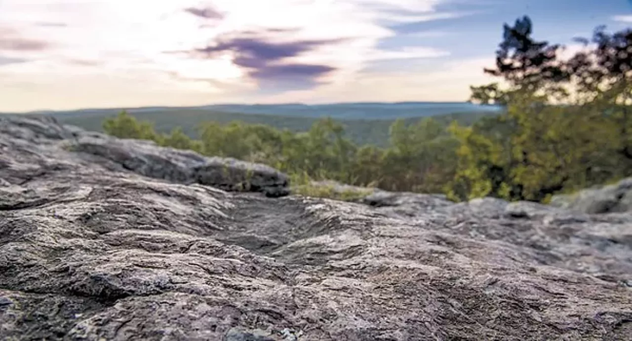 Bell Mountain Wilderness Mark Twain National Forest Belleview, MO 63623 Estimated drive time: 1 hour, 50 minutes. Directions here. Looking for a great backpacking site? Check out Bell Mountain, second highest, but prettiest, peak in Missouri. You'll walk away from this beautiful trek in the St. Francois Mountains with plenty of Instagram-worthy photos. Photo by Corey Woodruff.