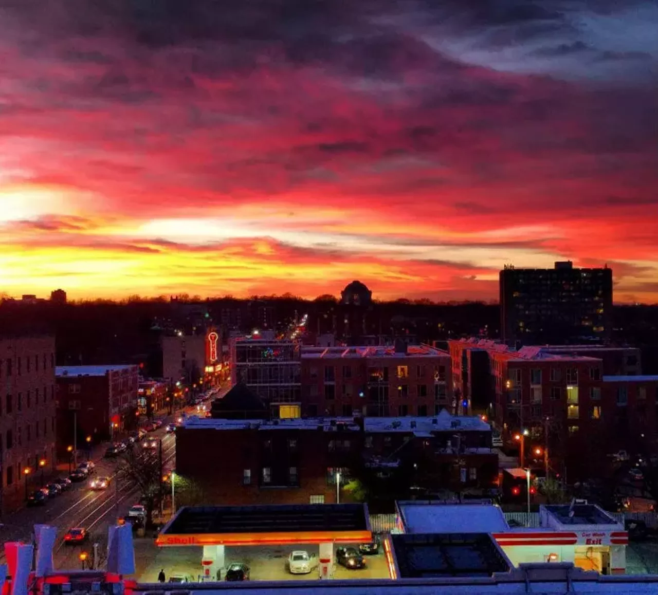 Look below you at Eclipse, and you&#146;ll see all the lights and activity of the Loop. Look to the East, and you&#146;ll see the sprawling city and the Arch in the distance. What could be better? Photo courtesy of Instagram / graylightning218.