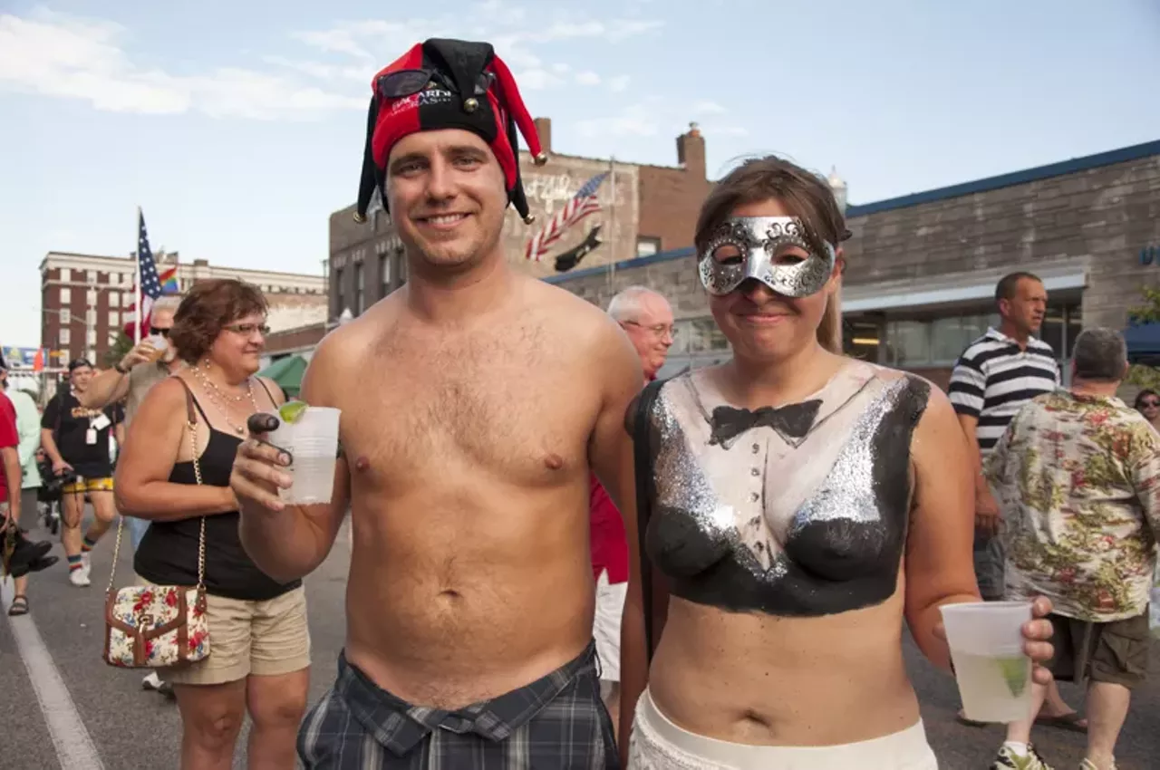 Just because you're naked doesn't mean it can't be a black-tie affair.