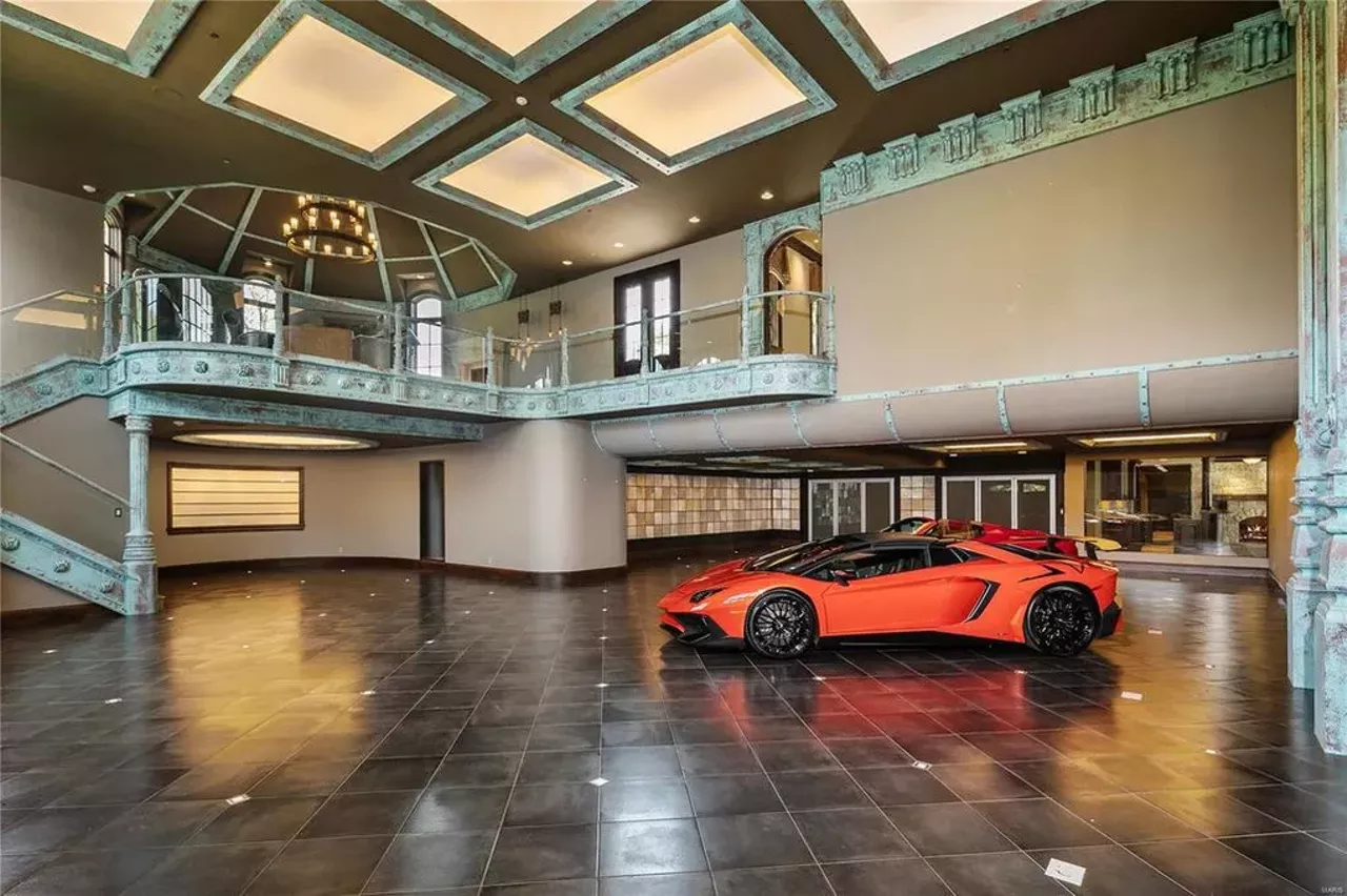 1705 N Woodlawn Ave, Ladue, MO 63124 $13,000,000 This is currently the most expensive house on the market in St. Louis. With seven bedrooms and thirteen bathrooms, there is much to explore on this property. In addition to 30,000 square feet of living space, there is a pool, a pond and an absolutely massive garage. Visit the listing page here.. Photo credit: Realtor.com