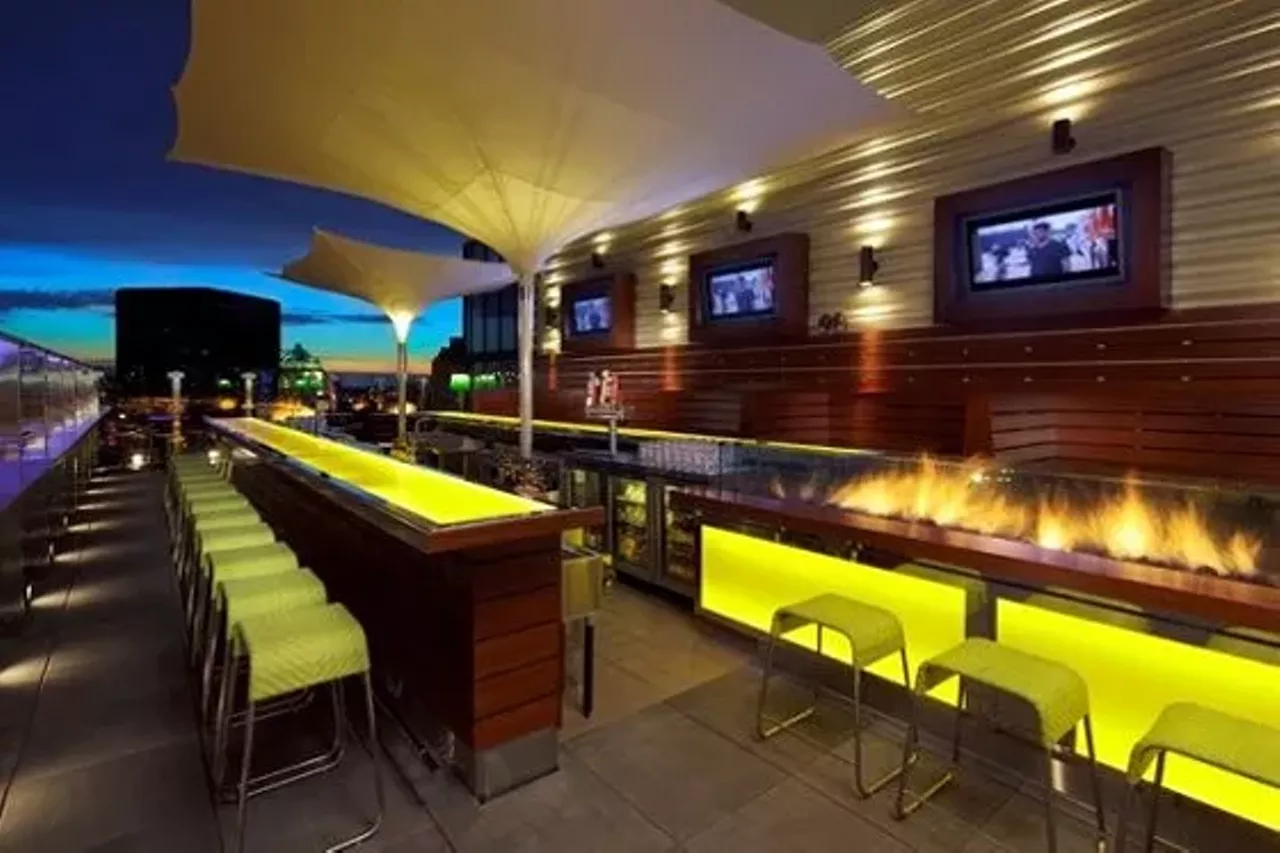 Three Sixty 1 S. Broadway St. Louis, MO 63102 (314) 241-8439 Three Sixty is the epitome of chic. Located at the top of the Hilton St. Louis at the Ballpark, Three Sixty offers a menu of small plates and an array of cocktails, beer and wine. Plus, you&#146;ll have sweeping views of the city, including the Arch and inside Busch Stadium. Grab a seat -- you won&#146;t want to leave this view any time soon. Photo by Debbie Frank.