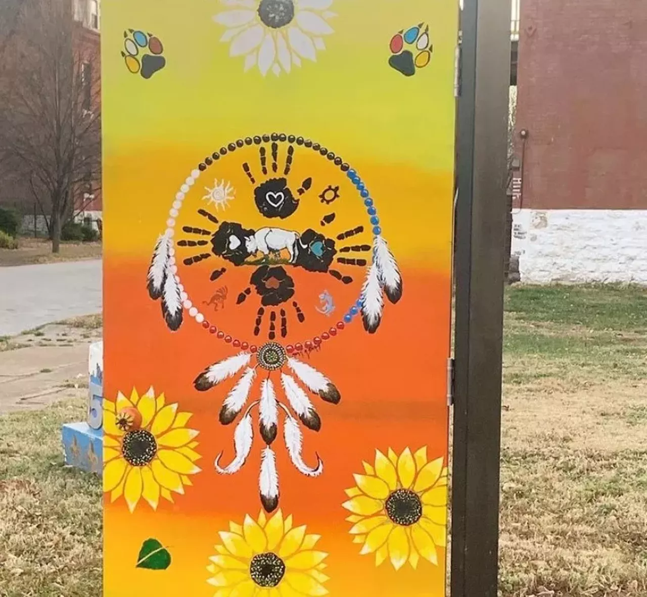 &#148;42 Doors of Hope&#148; Located in South City Art sponsored by the American Cancer Society Photo credit: Riverfront Times / @riverfronttimes on Instagram