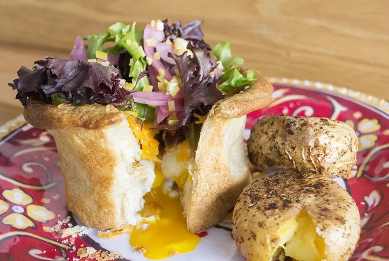 Yolklore 8958 Watson Road, Crestwood; yolklore.com Located in Crestwood, this breakfast and lunch spot is a great way to stuff your face with great food for a low price. All of the food here is made from scratch and the quality shows through at first taste. Catch a breakfast burrito, a frittata or a big order of biscuits and gravy for half the price you’d pay at a fancier location. And, friend, make sure to get an order the potatoes. You can thank us later.