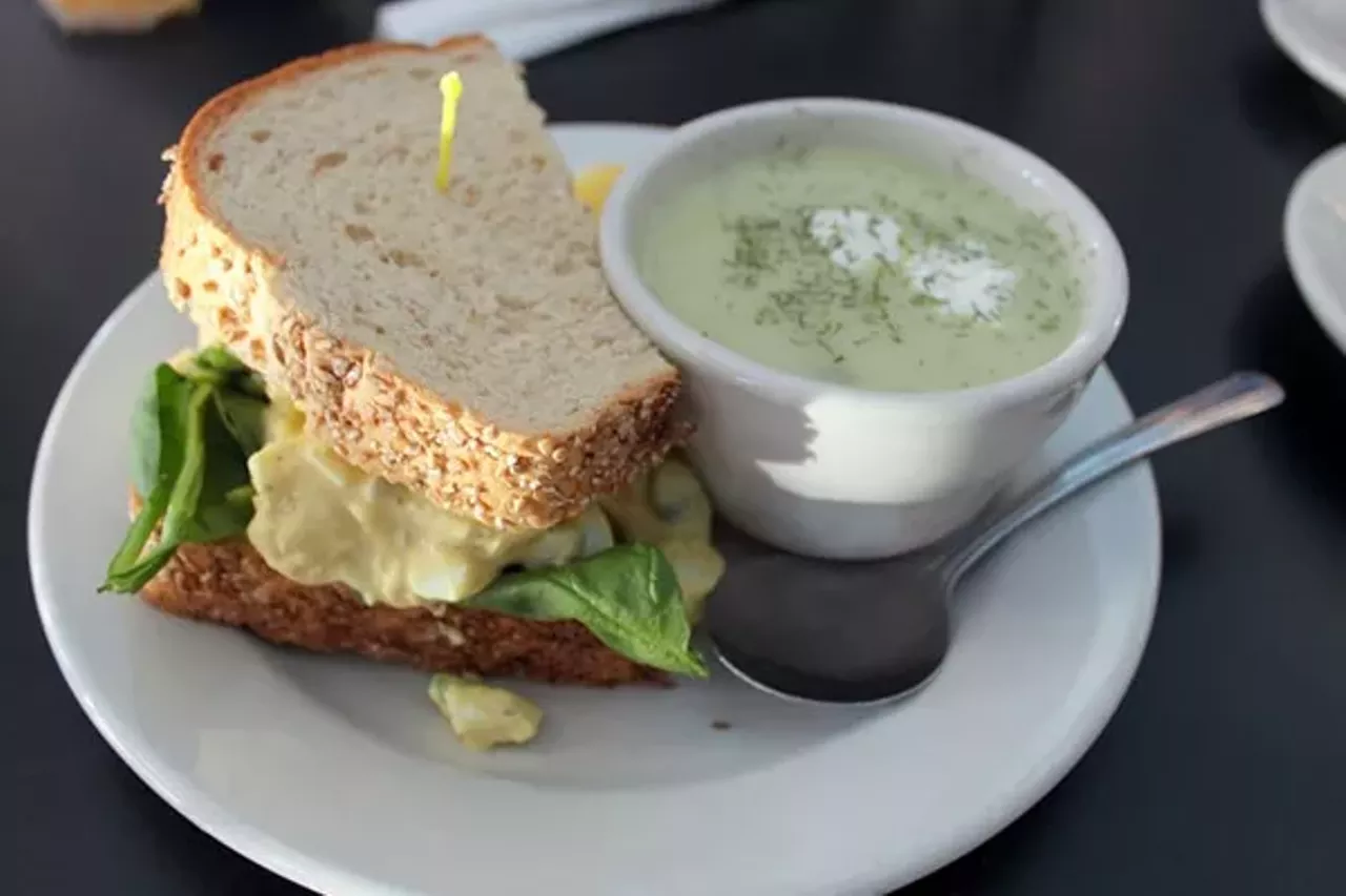 The Fountain on Locust's Dill Pickle Soup Find the recipe here. Photo credit: Lauren Milford