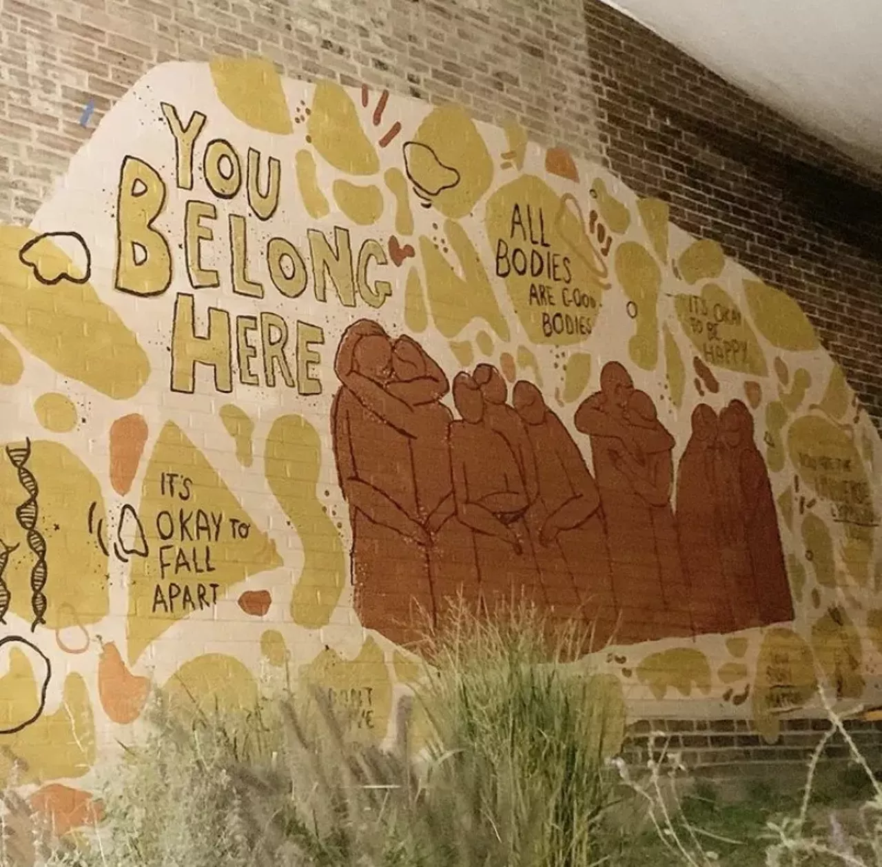 &#148;You Belong Here&#148; The Grove at Rise Coffee STL (4176 Manchester Avenue) Art by Victoria Emanuela and Caitie Metz of On Being In Your Body Photo credit: Riverfront Times / @riverfronttimes on Instagram