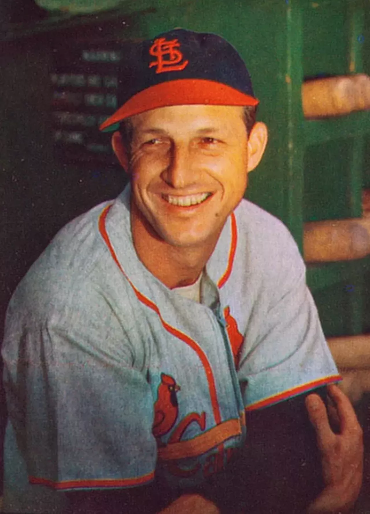 Stanley Musial Stan Musial, St. Louis baseball giant, is buried in Bellerive Gardens Cemetery in Creve Coeur. Photo credit: Wikimedia Commons