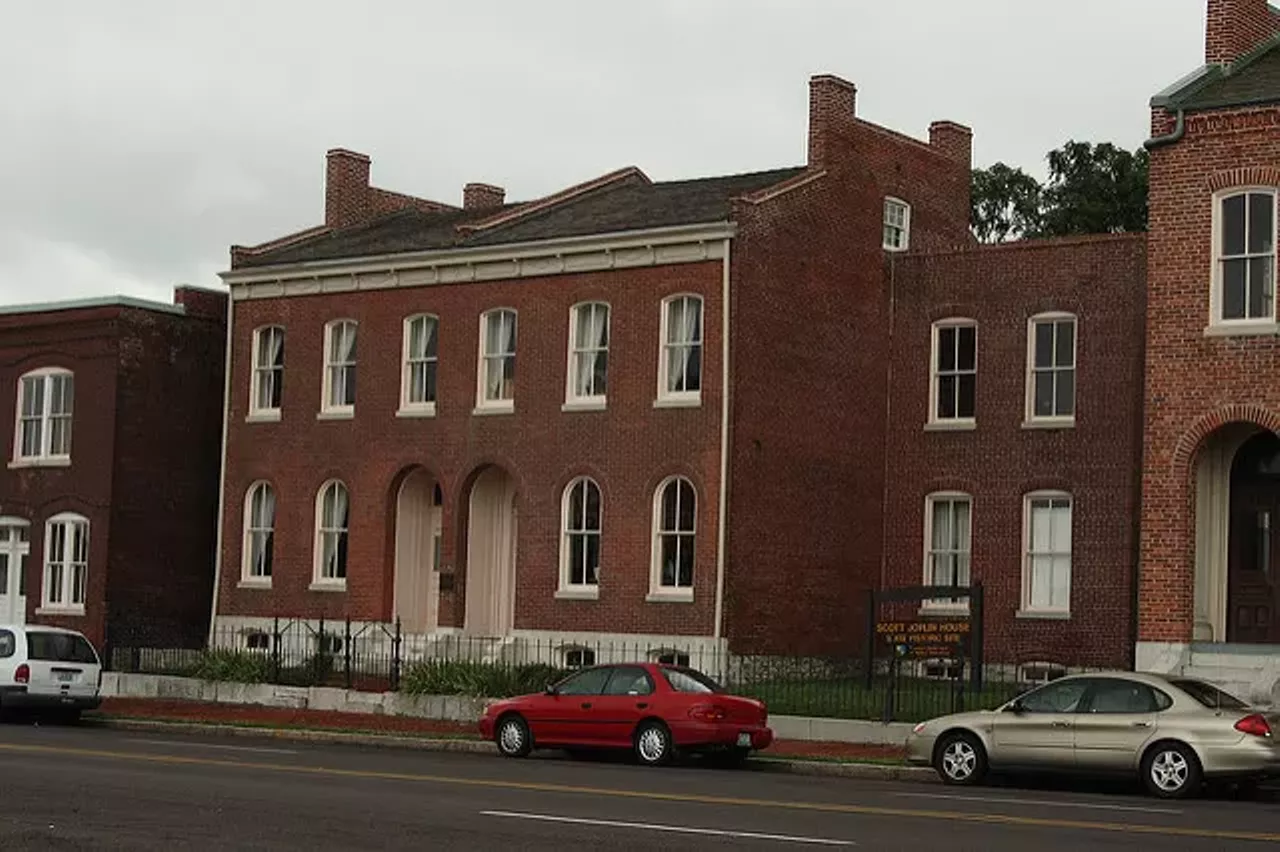 Scott Joplin House State Historic Site (2658 Delmar Boulevard; 314-340-5790) Located just west of downtown St. Louis, the Scott Joplin House State Historic Site is a must-see for fans of St. Louis history, music history or black history. This beautifully preserved building was once the hope of Scott Joplin, the legendary ragtime performer famous for writing "The Entertainer." But Joplin was much more than just a performer and this museum helps to put his big, impressive life into context. Photo credit: Matthew Black / Flickr