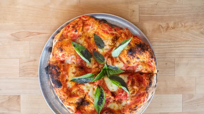 The Margherita Pizza at 1929 Pizza and Wine is in the classic Neapolitan style.