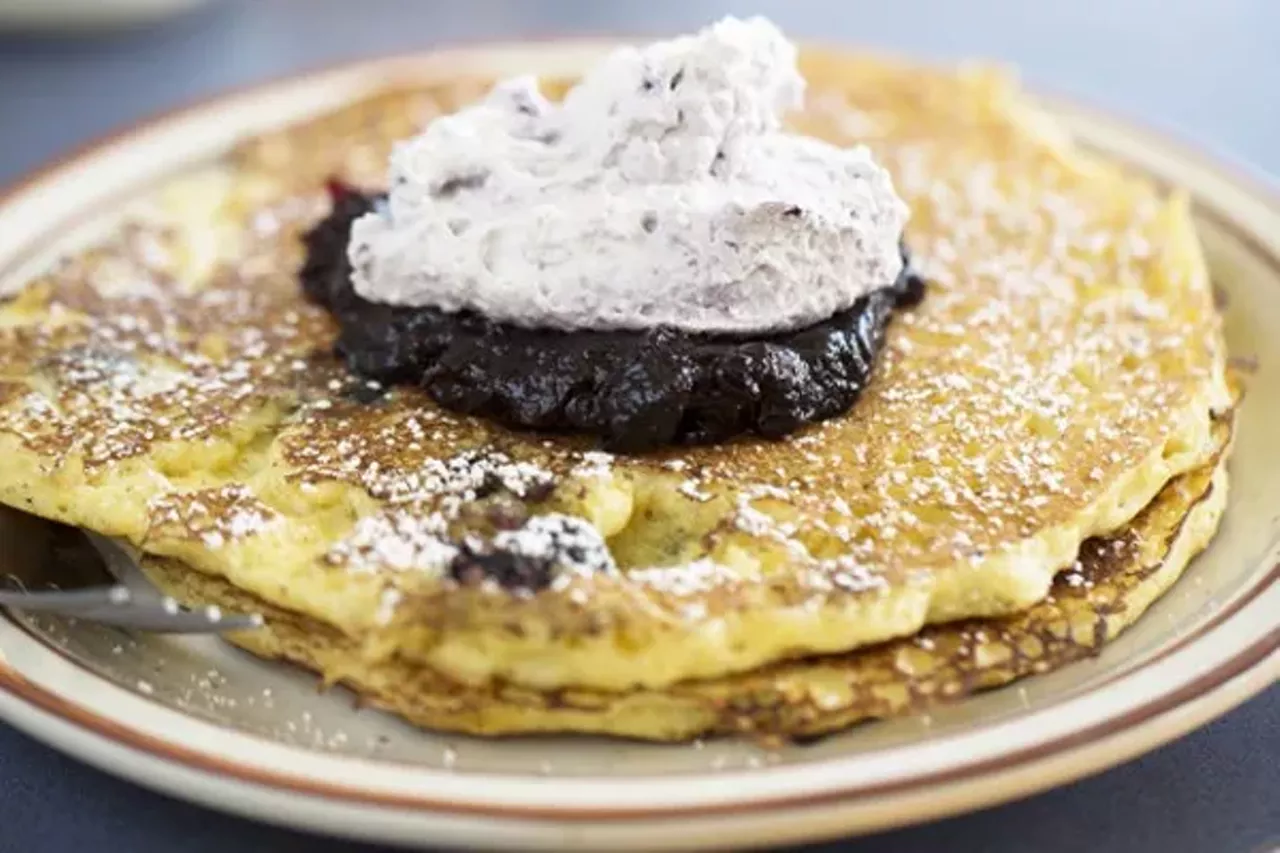 Southwest Diner's Buttermilk Cornmeal Pancakes Find the recipe here. Photo credit: Jennifer Silverberg