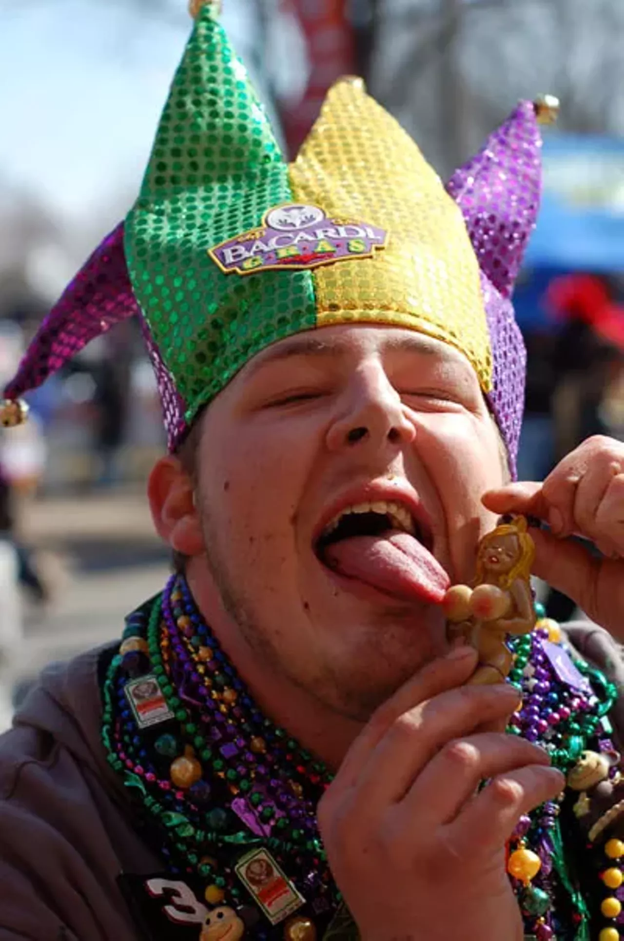 Image: Puke, Boobs, Beads