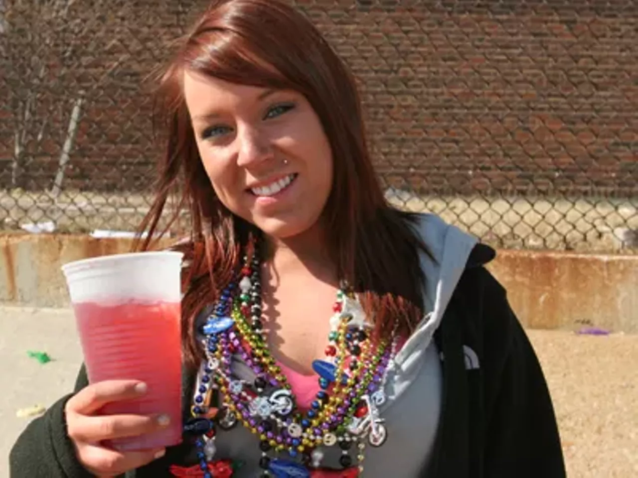 Image: Puke, Boobs, Beads