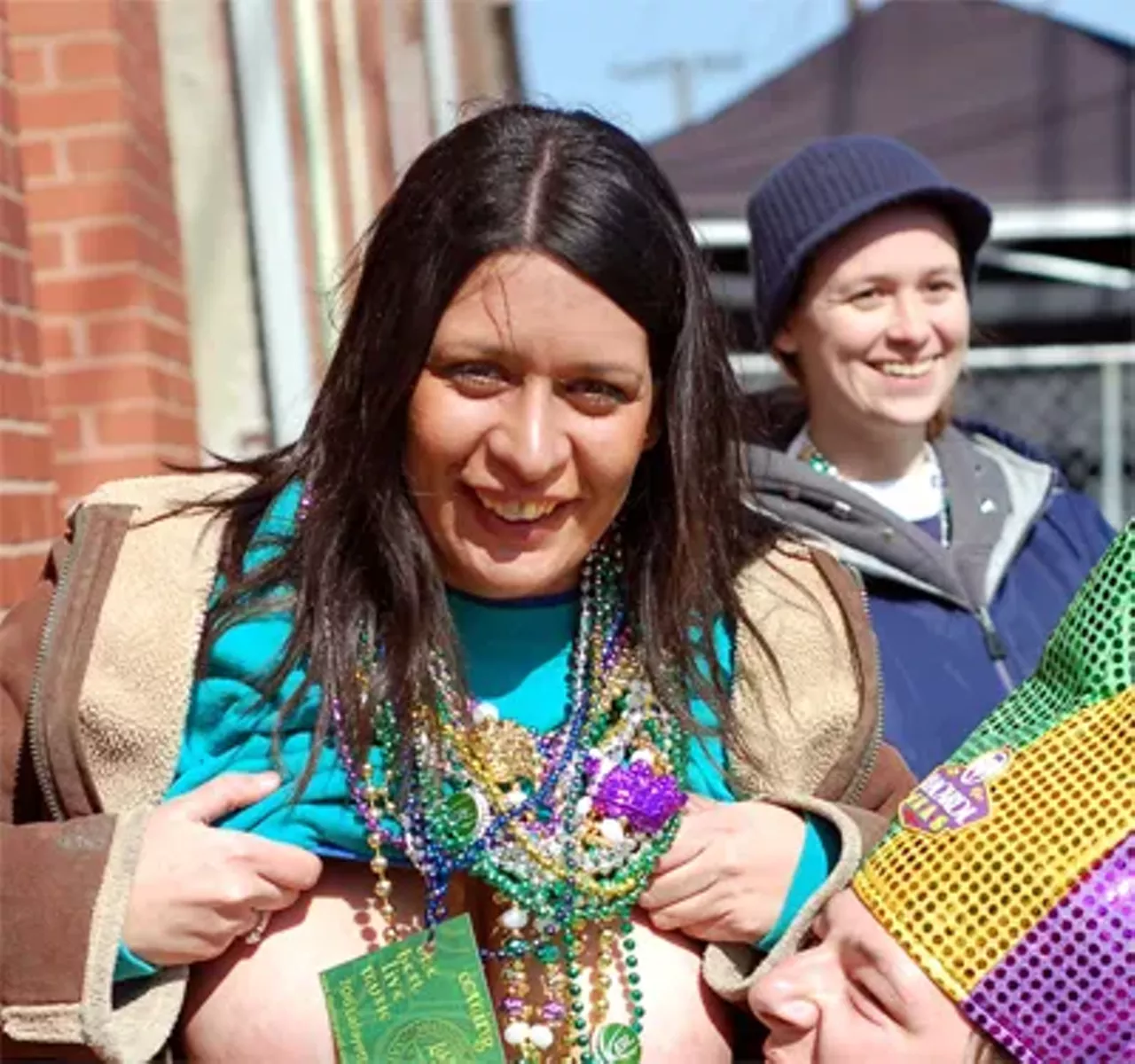 Image: Puke, Boobs, Beads