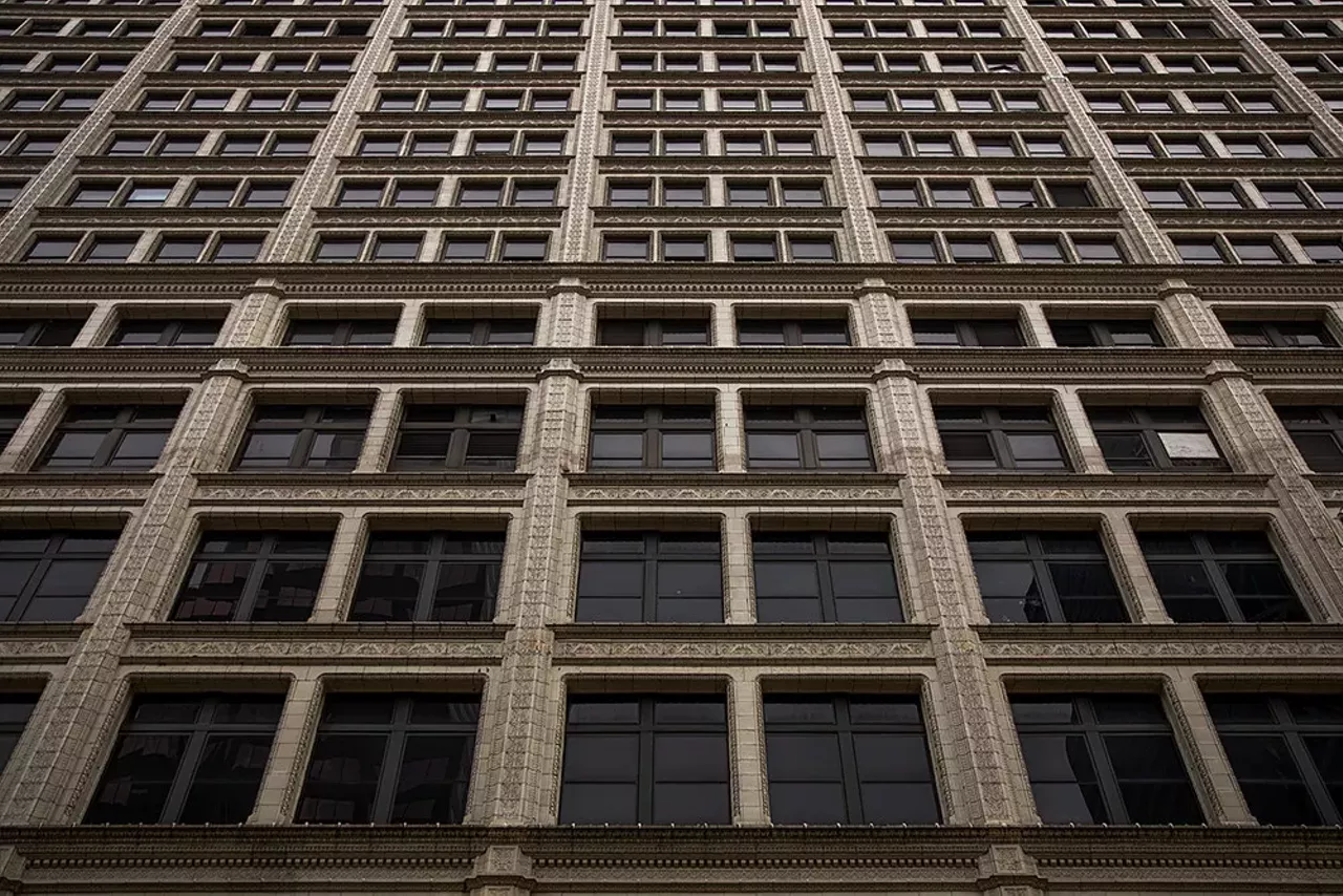 The building's exterior has lovely details.