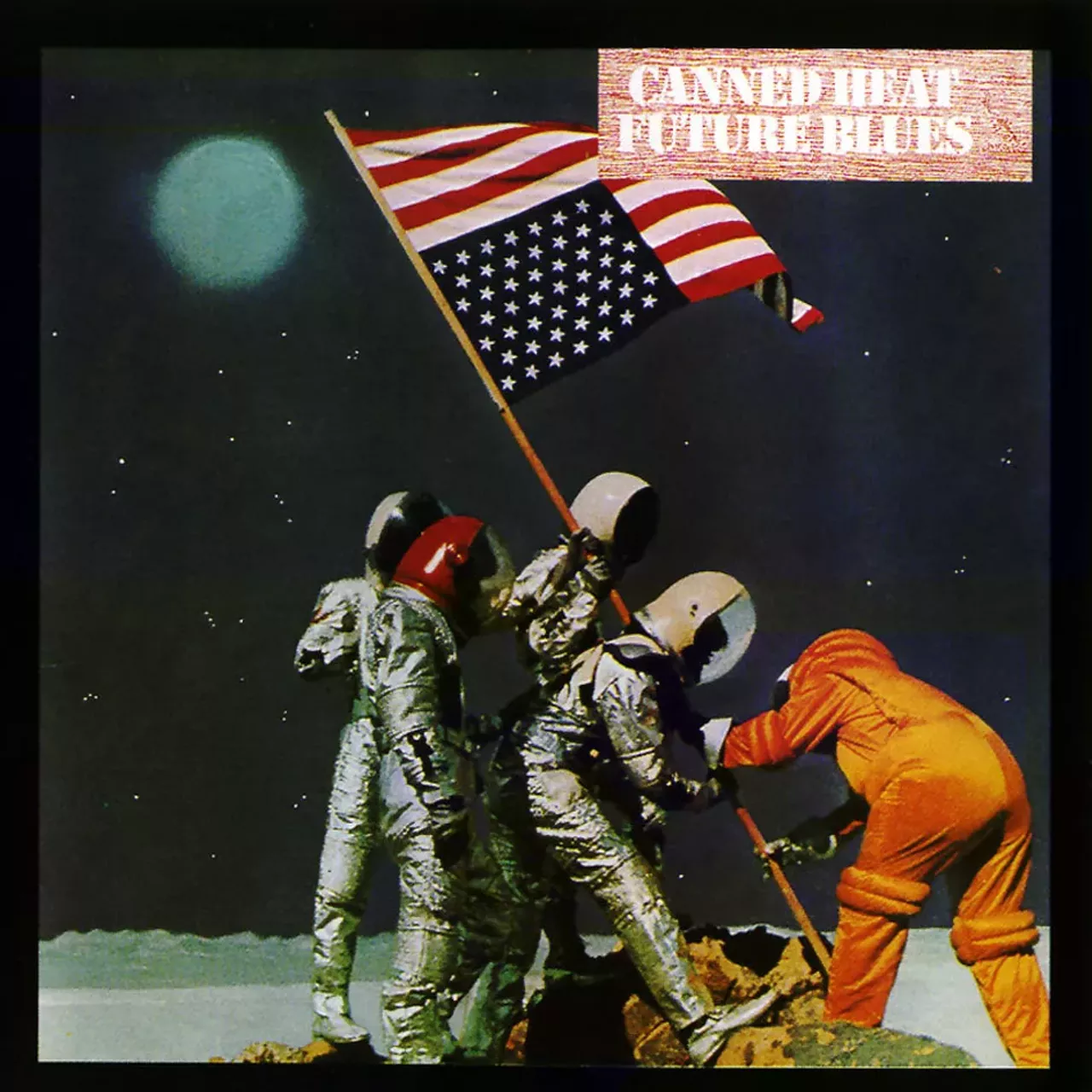 Canned Heat - Future Blues (1970) The cover for Future Blues, released by LA boogie-rockers Canned Heat, in 1970. They covered "Let's Work Together" by Wilbert Harrison, originally released in 1962, and became a hit again on Future Blues.