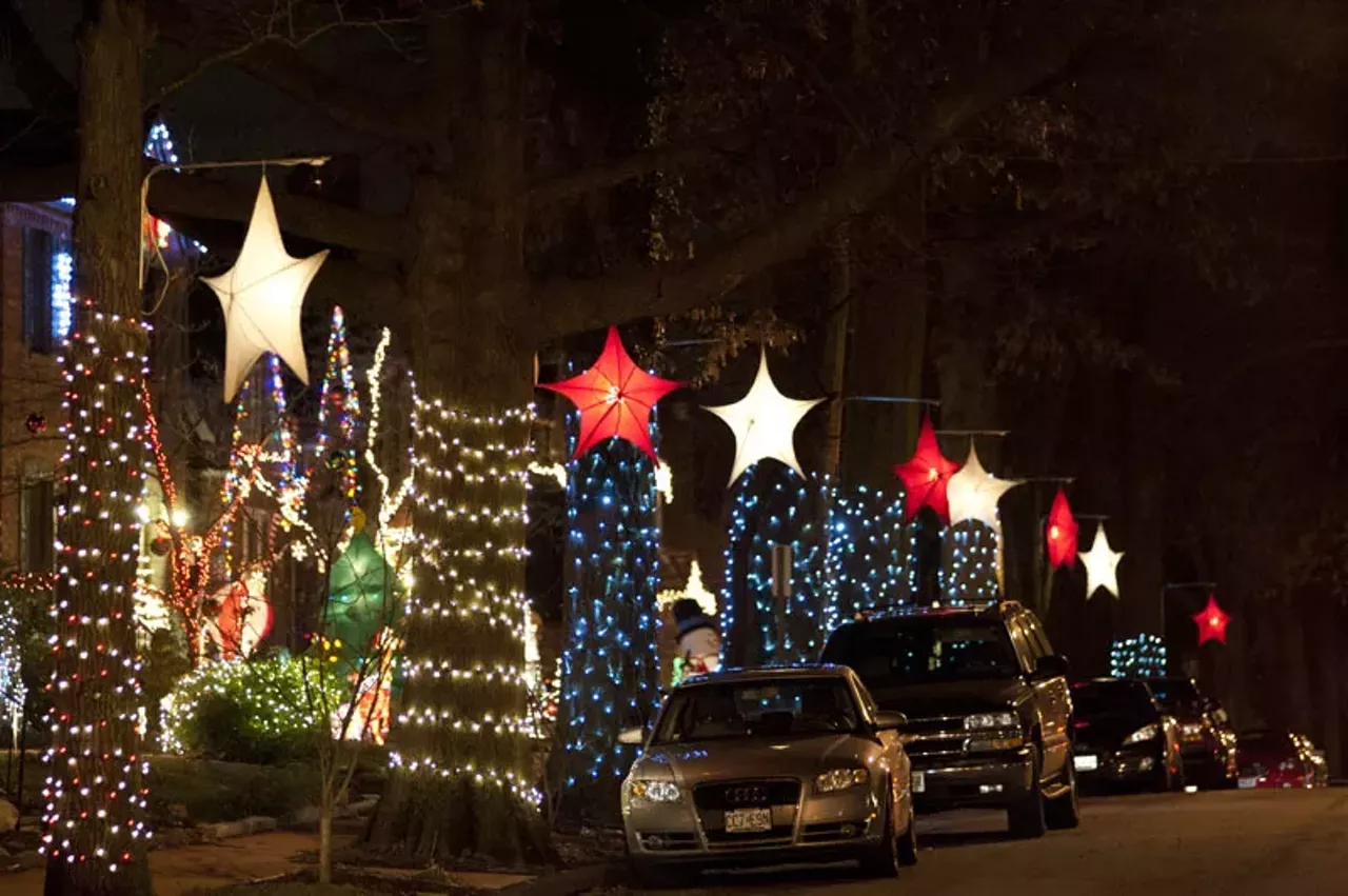 "Snowflake Street" in St. Louis Hills.