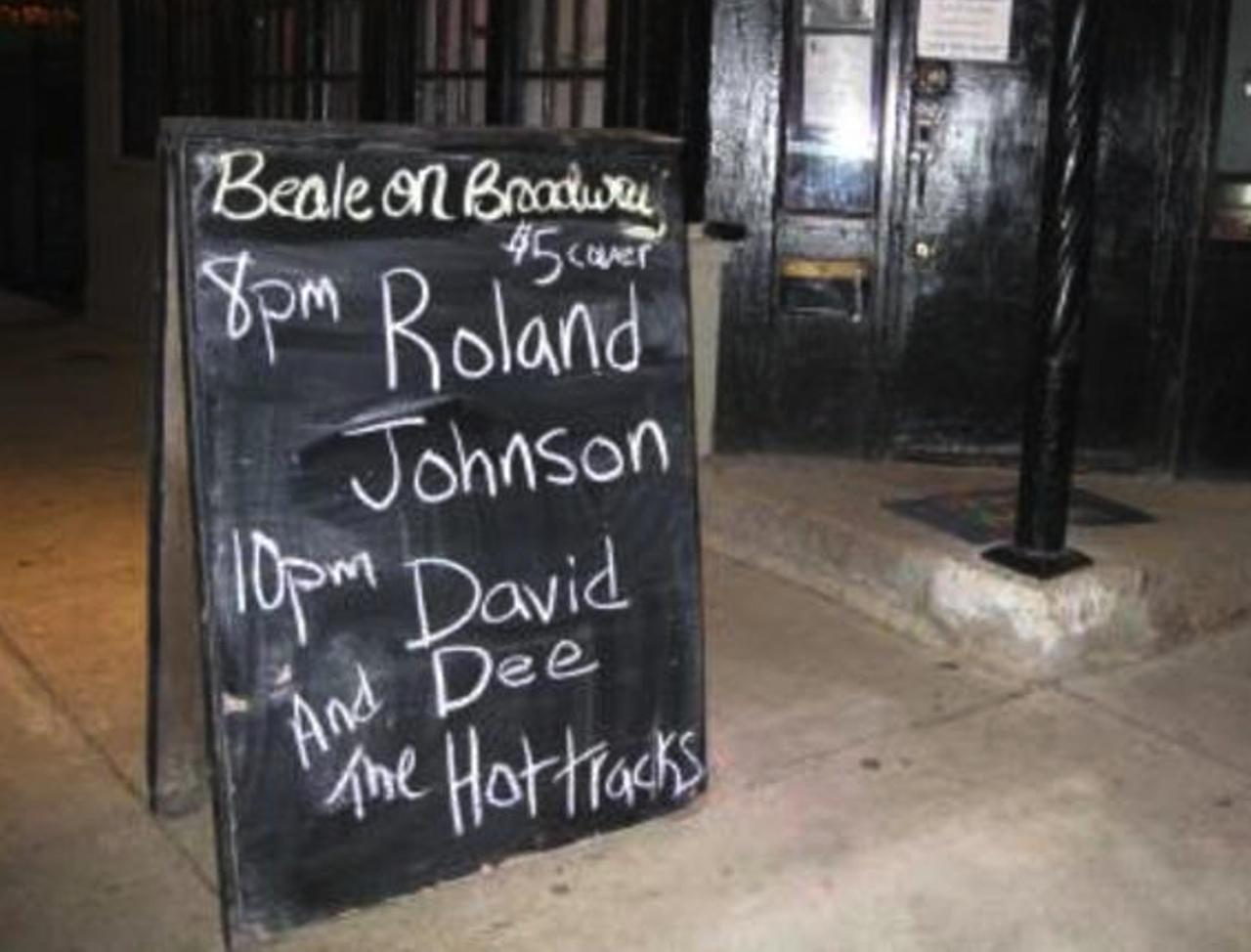Beale on Broadway (701 S. Broadway; 314-621-7880) A home base for some of the city's best blues players, Beale on Broadway is the sort of place where you don't have to check the schedule before you go. The venue's de facto slogan is "Live Blues Seven Nights a Week," and that's usually what you get, whether it's one of the long-running weekly gigs involving the Ground Floor Band, Roland Johnson, or Kim Massie, or a weekend show featuring visiting talent from Chicago, Austin or Memphis. With warm lighting, hardwood floors and a spacious back patio, it's easy to feel like you're drifting south down the Mississippi, no matter who's playing.
