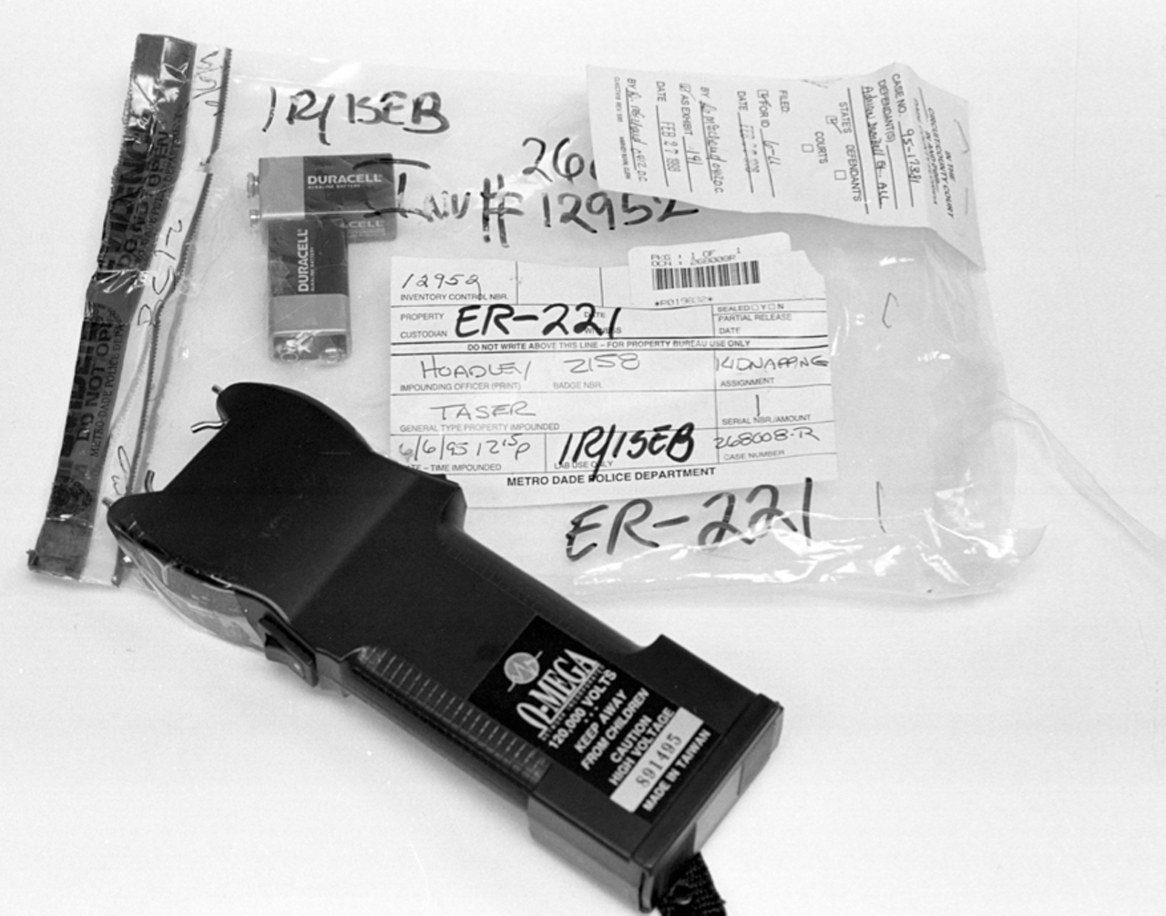 ...and the real-life Taser.