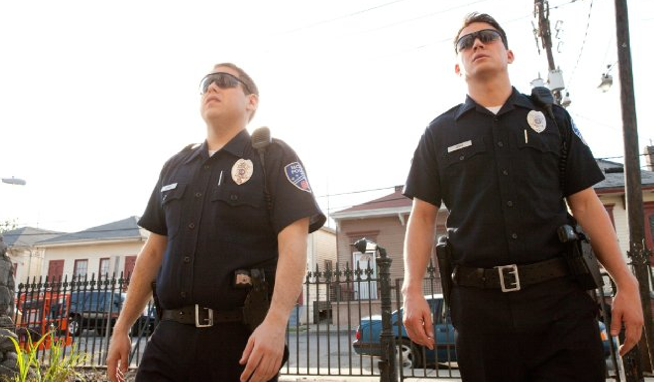 21 Jump Street (2012) Channing Tatum and Jonah Hill play up their dumb hunk and over-eager police cadet roles for an A+ revamp of the high school-based 21 Jump Street. Unlikely as besties, cops, and students in the flick, the duo somehow makes old-school material look cool again. -- Tatiana Craine