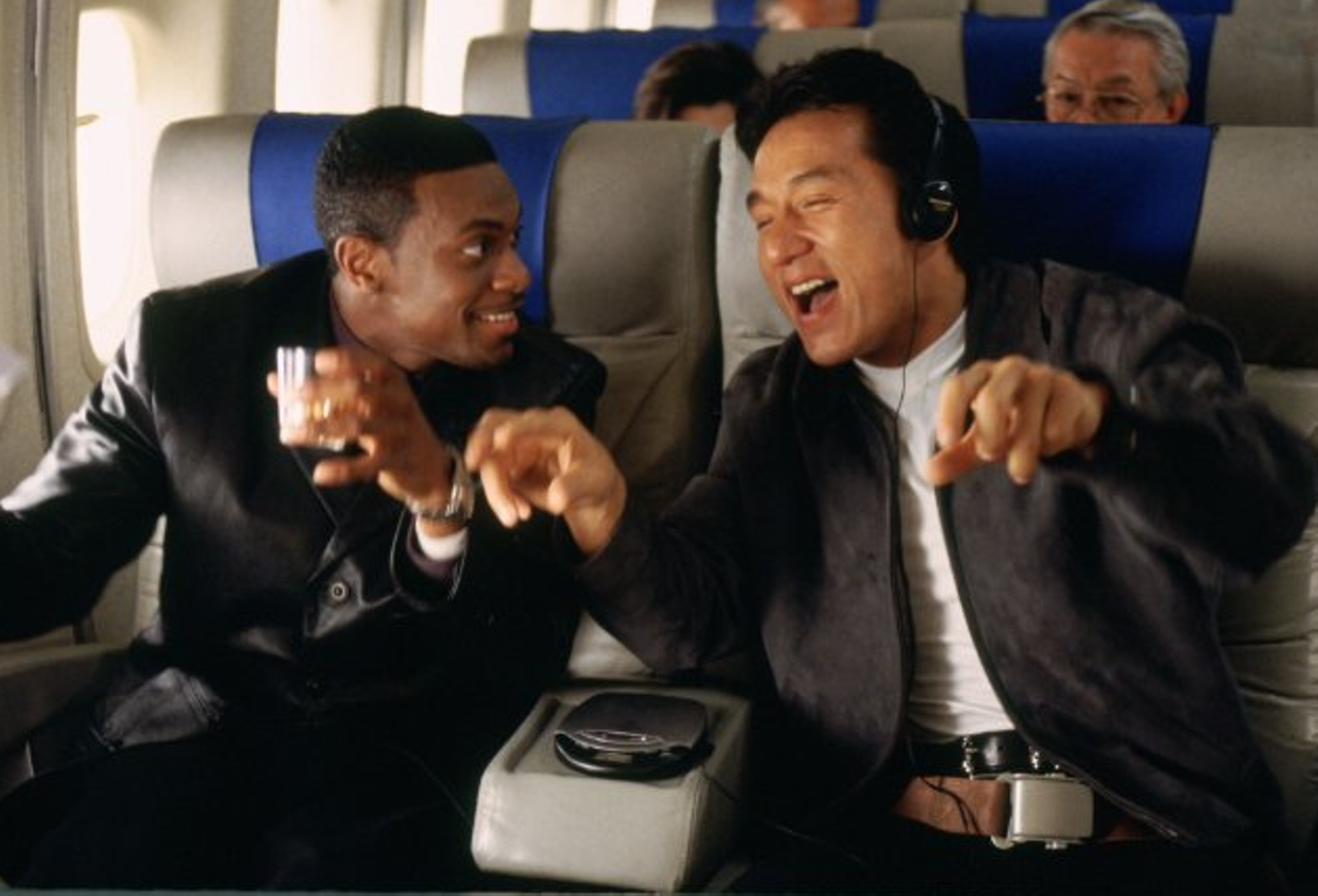 Rush Hour (1998) Chris Tucker's Detective Carter doesn't want a partner -- but he gets Jackie Chan's Detective Lee in Brett Ratner's Rush Hour. There's a kidnapping the two cops need to resolve with explosions and martial arts aplenty. This buddy cop film -- the first of a three-movie franchise -- marked Chan's big entrance into Hollywood. Today, he has his sights on opening a school that can train tomorrow's Jackie Chan.