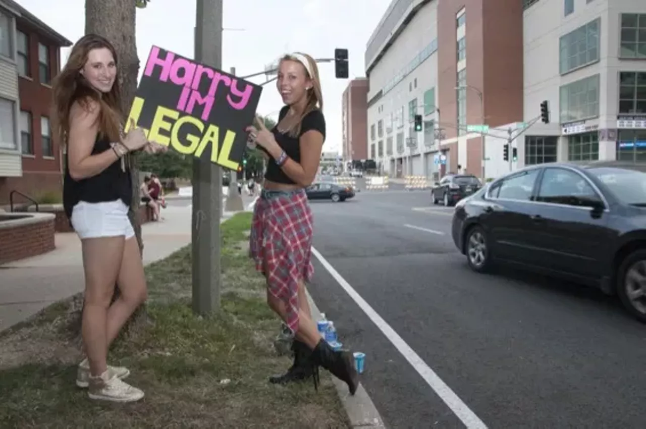 Image: The Crazy, Drenched Fans of One Direction