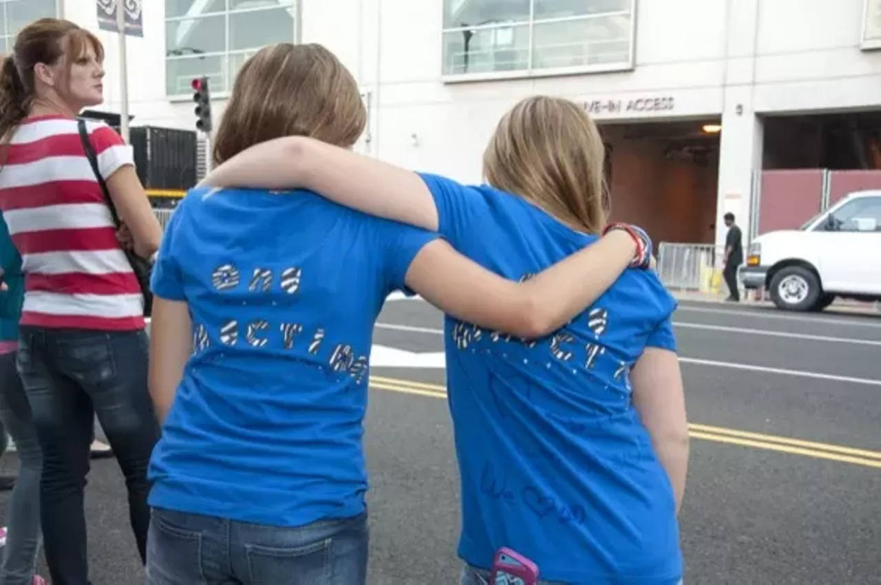 Image: The Crazy, Drenched Fans of One Direction