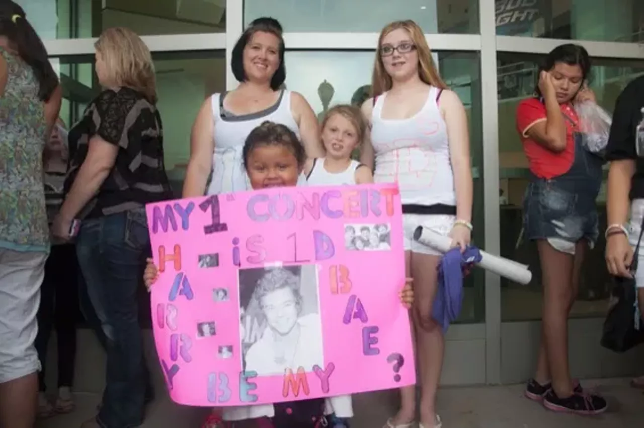 Image: The Crazy, Drenched Fans of One Direction
