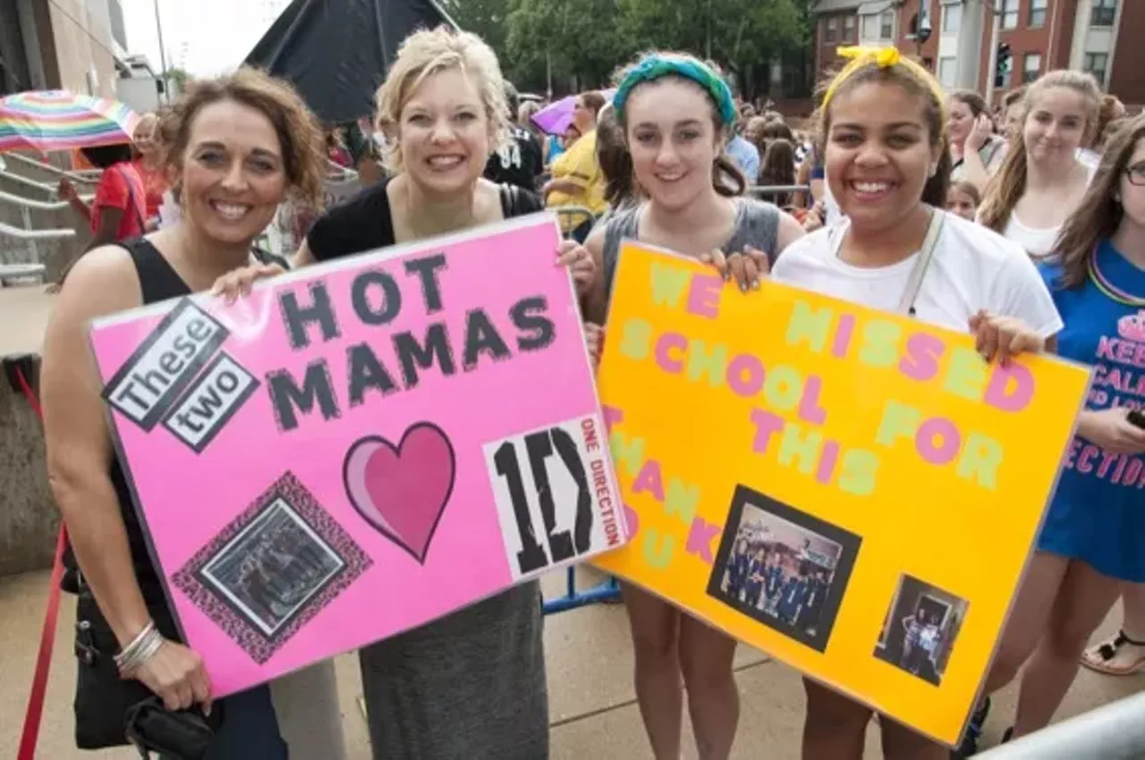 Image: The Crazy, Drenched Fans of One Direction