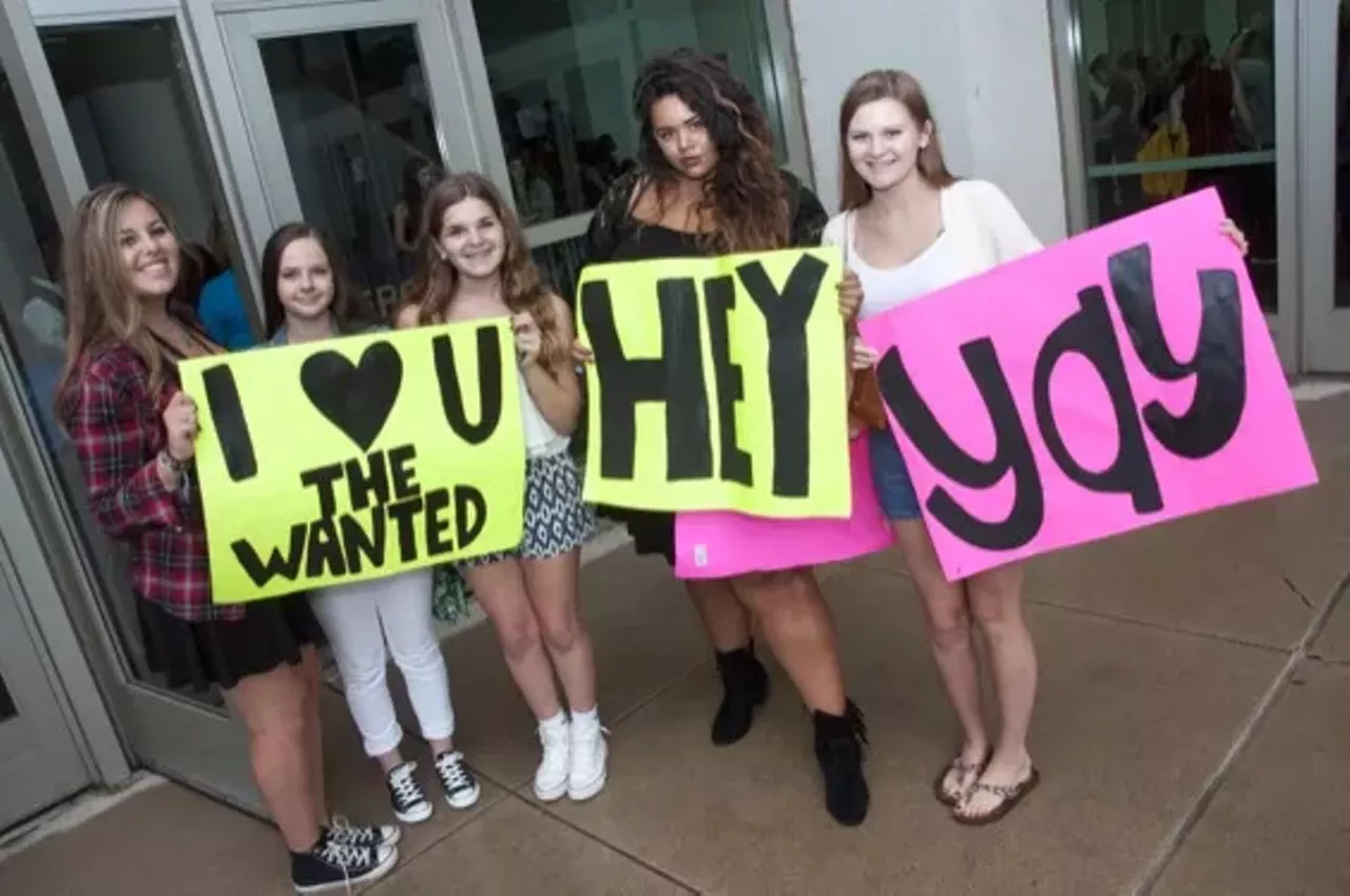 Image: The Crazy, Drenched Fans of One Direction