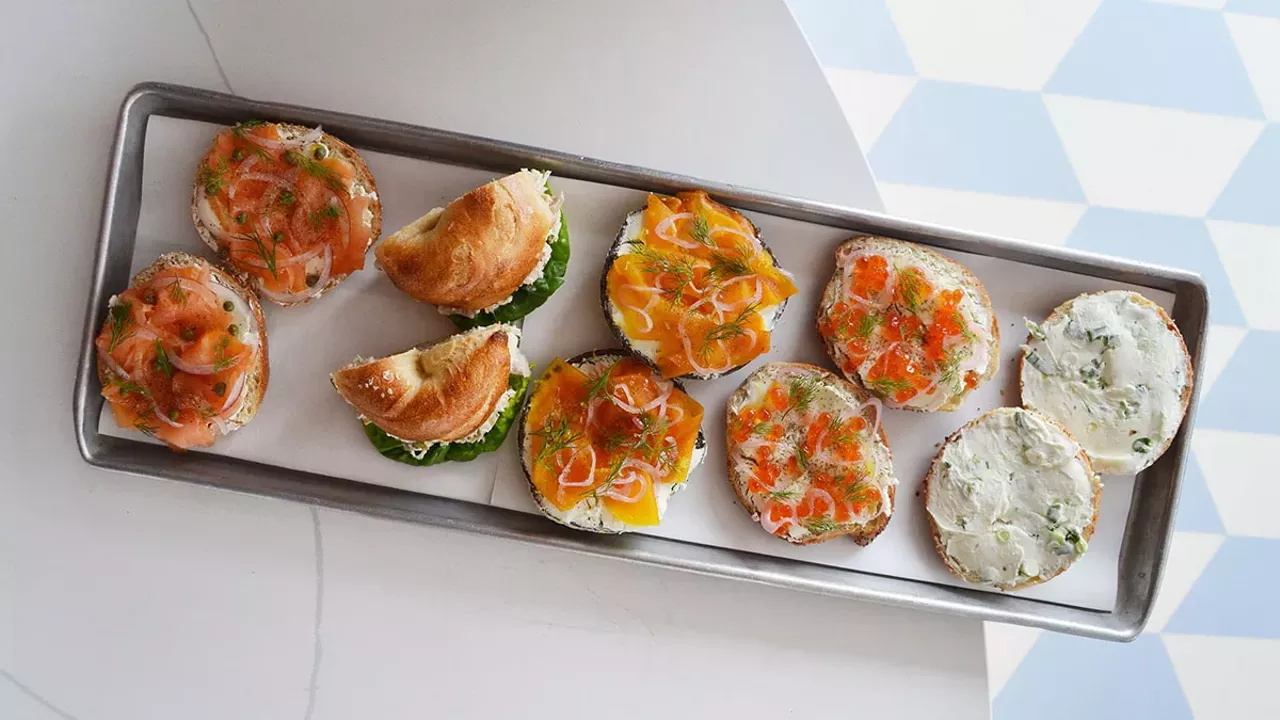 Bagels from Bagel Union in Webster Groves