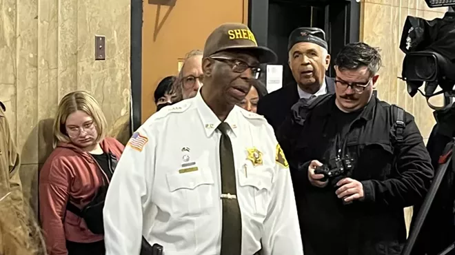 Sheriff Vernon Betts at the Carnahan Courthouse downtown.