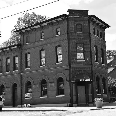 This Used to Be: A saloon that served as weapon storage during the Civil War Now It's: Big Daddy's Bar and Grill Location: Soulard The book taught us that Soulard's party HQ actually has an important history. "The site of the 120-year-old building that dominates the corner of 10th and Sidney Streets had historic significance long before the St. Louis Brewing Association constructed the three-story brewery and saloon, now Big Daddy's Bar and Grill. When the Civil War was tearing the nation apart in the spring of 1961, Home Guard volunteers stashed up to twelve hundred muskets at that corner to defend the United States of America." "The St. Louis Brewing Association constructed the Big Daddy's building as a brewery and saloon in 1897." Image courtesy of Emma Prince. 