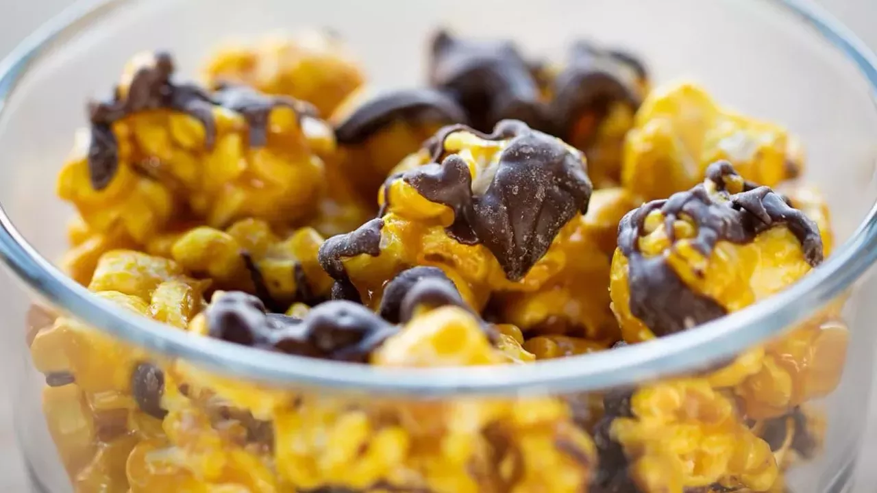 Chunky Monkey popcorn from Blissfully Popped Popcorn in St. Louis