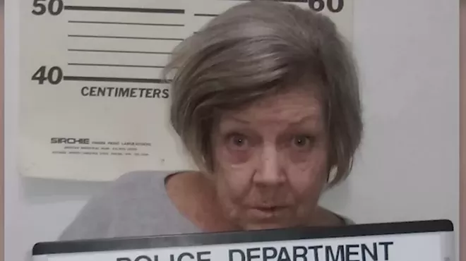 Bonnie Gooch's booking photo from Pleasant Hill Police Department.