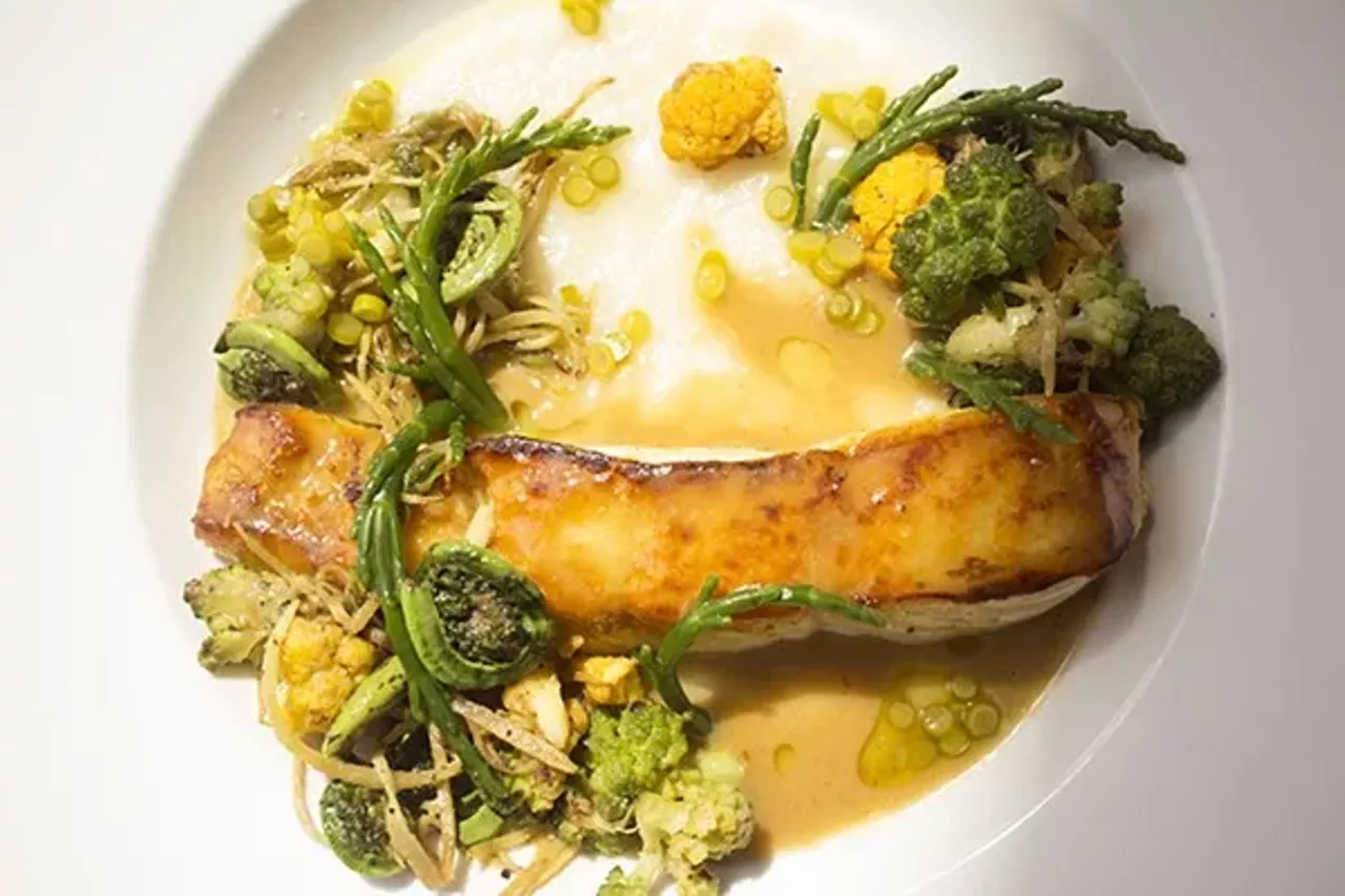 Polite Society (1923 Park Avenue, 314-325-2553) Read more from Cheryl Baehr here. Pictured: Polite Society's lacquered halibut.
