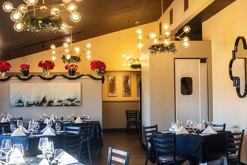 The main dining room at Timothy's the Restaurant. - MABEL SUEN