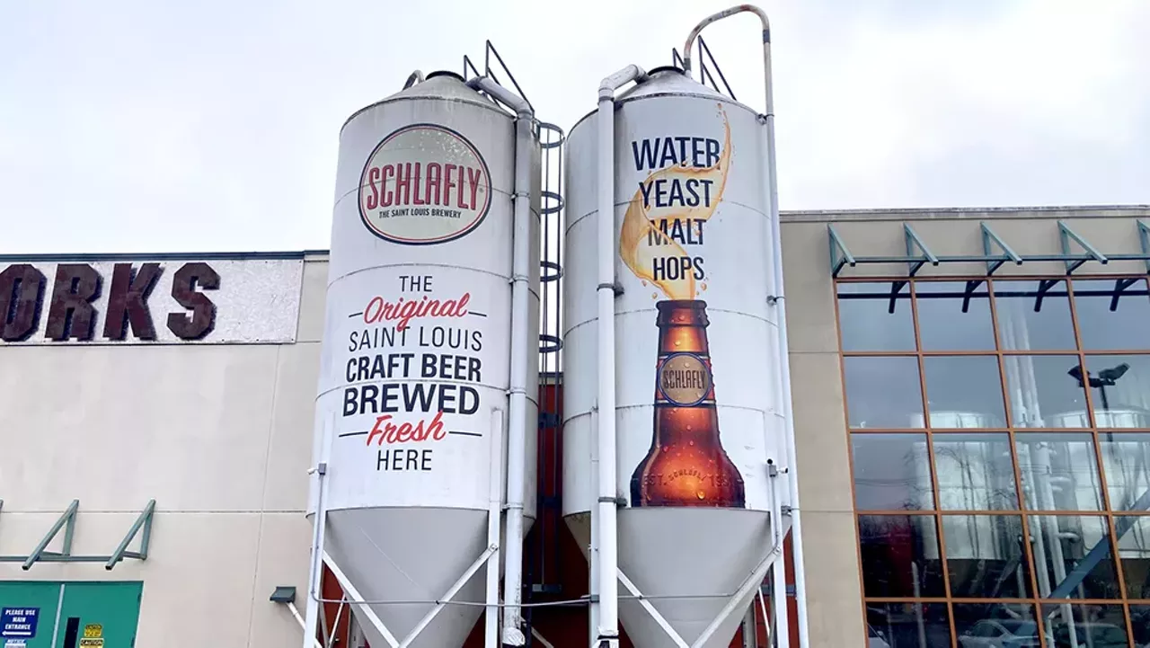  I stopped into Schlafly Bottleworks for a final, ill-advised hefeweizen and started walking back on the other side of Manchester toward the direction I had come from. 