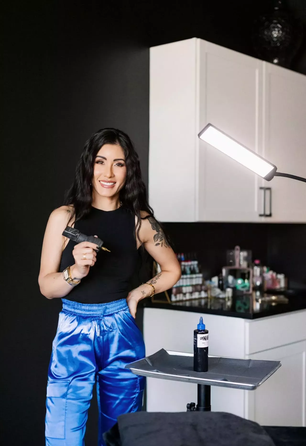 Christina Passanise Christina&rsquo;s shop is located in Chesterfield inside of Wink Beauty Studios. She is known for her fine line tattoos of any size, microblading and powder brows.&nbsp; Shop details: Linear Tattoo (14131 Clayton Road, Town &amp; Country; text 636-323-9047); open 9 a.m. to 5 p.m. Monday through Friday Appointments or Walk-ins: Appointment only Years tattooing: 4 Specialty: Fine line script, block lettering, handwriting tattoos, micro realism, tiny tattoos, flash art, illustrative, black and gray, geometric, floral, animals, large scale and small scale. To note: Does not tattoo minors $$$: Shop minimum is$250 Best way to contact:Website via tattoo request form