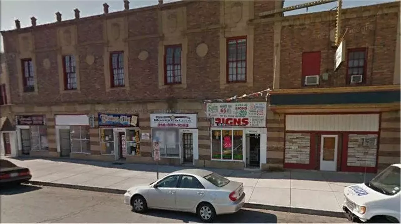 By 2013 the building was sold at a tax sale to former Rams tackle Orlando Pace.