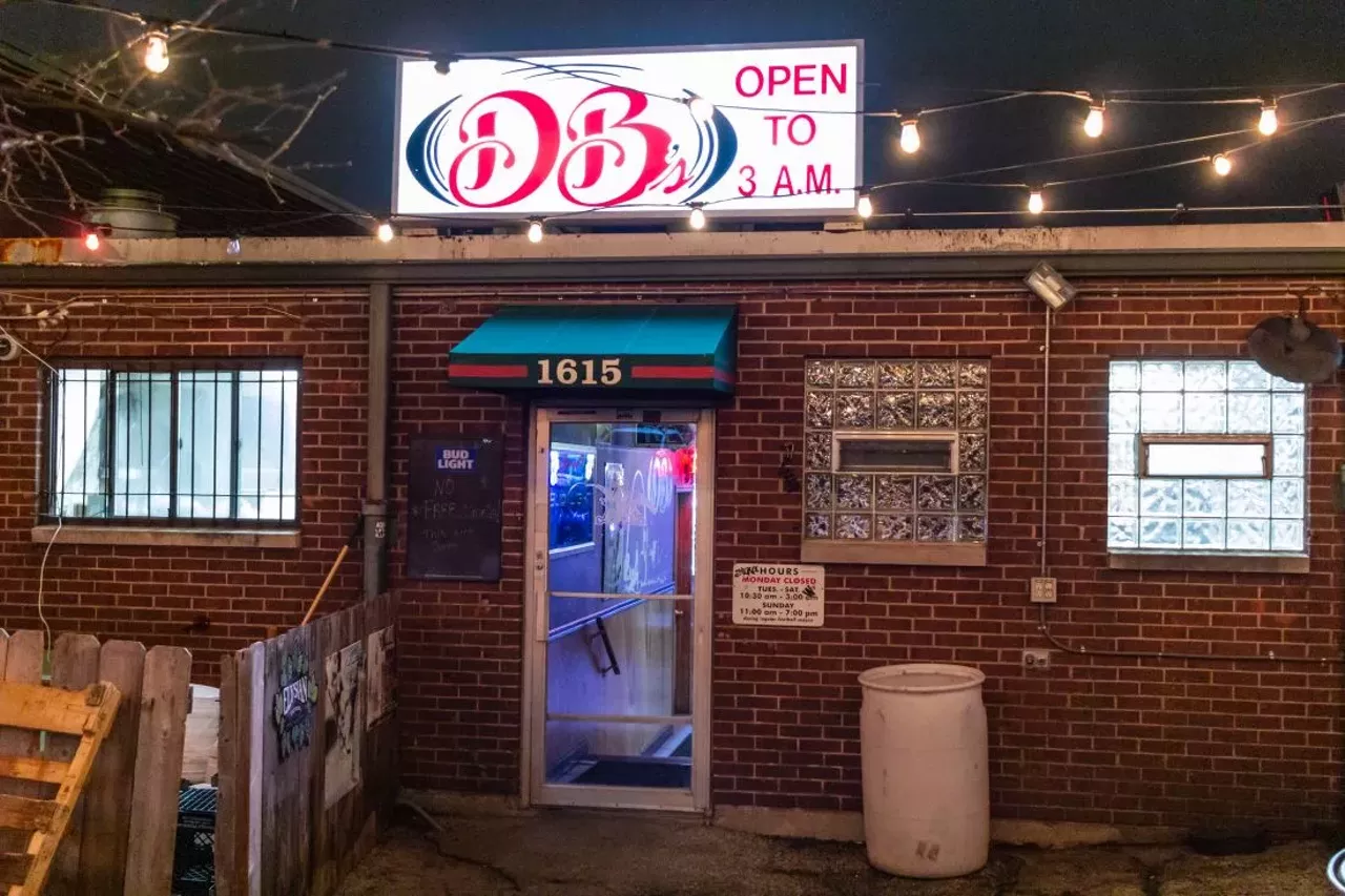 DB's Sports Bar (1615 South Broadway, 314-588-2141) If a fourteen-year-old boy deep in the throes of pubescence were to design his ideal tavern, it would probably look a whole lot like DB's Sports Bar. Nailed all over the walls and even the ceiling, skateboard decks and snowboards form an important part of the decor. A bevy of flatscreen TVs (eight behind the bar alone) make it possible to watch pretty much every game or sporting event simultaneously. And best of all for the young and horny, the female staff members have a habit of wearing nothing but bikinis as they serve drinks. Photo credit: Ryan Gines
