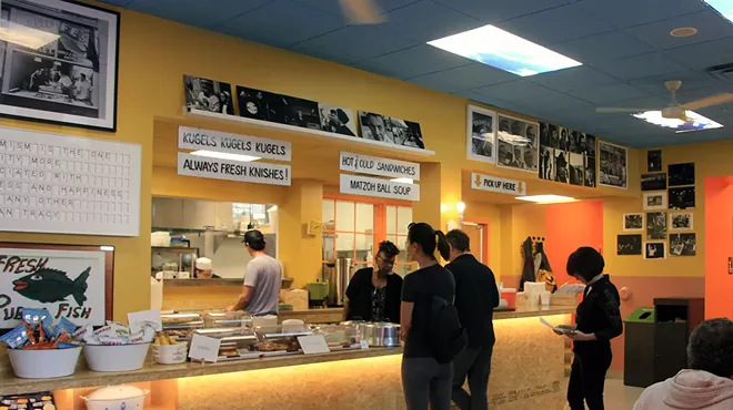 Deli Divine's counter for ordering sandwiches.