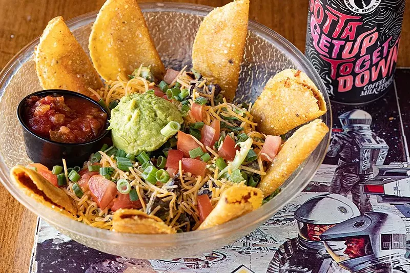 Taco salad or salad of tacos? Tomato tomahhto. - Mabel Suen