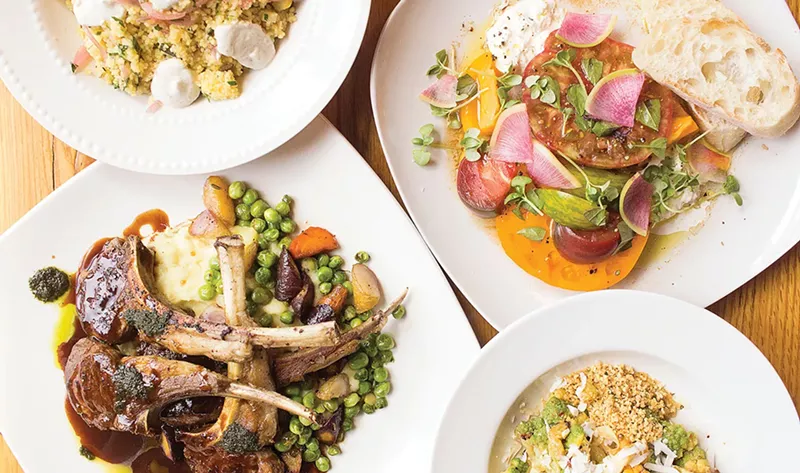 A selection of dishes from Polite Society.
