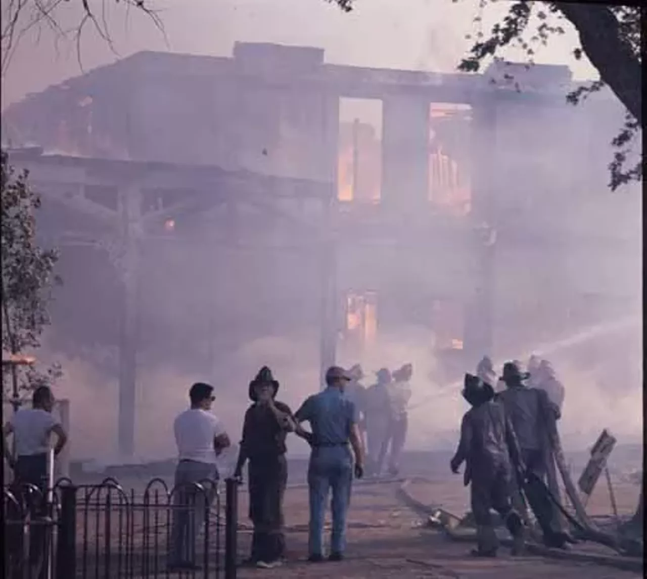 1963. The fire that destroyed Forest Park Highlands took hours to put out.