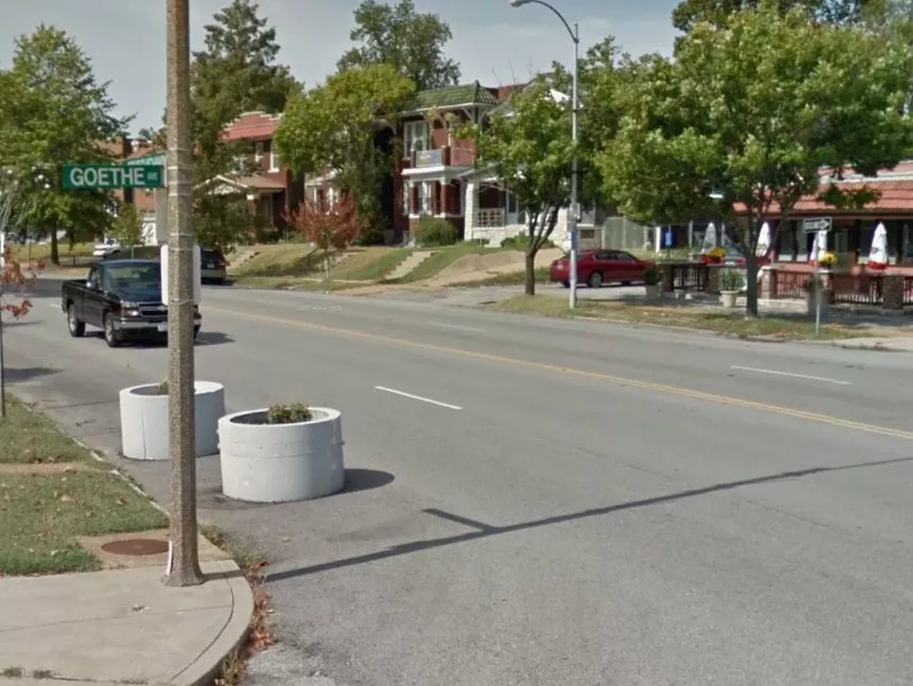 Goethe Literature lovers know that this word is properly said "GURR-tah" but even people who live on this street insist on calling it "Go-thee." Photo courtesy of Google Maps