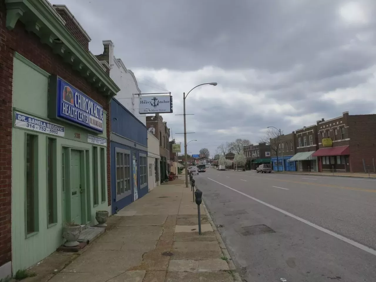 Gravois Your map app will always say this as "Grav-WAH" but that makes us giggle because it's clearly "Grav-OY" or even "Grav-OIZE" here. Photo courtesy of Paul Sableman / Flickr