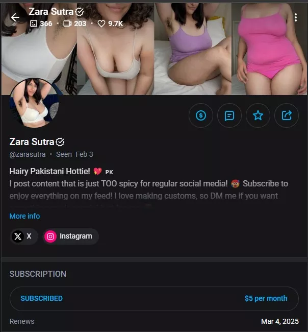 “Hairy Pakistani Hottie’s” OnlyFans Left Me in the Bush (2)