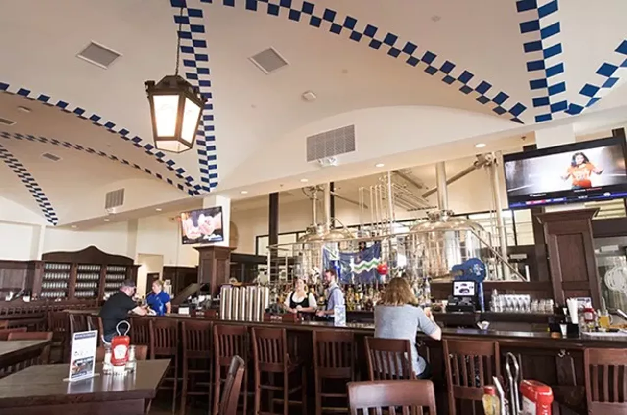 Hofbrauhaus (123 Eugene Drive, Belleville; 618-800-2337) This German-themed bier-hall style restaurant will serve you more than just pretzels and bratwurst, they go all-in on spectacle, offering spanking services like "Take a Shot Get a Swat." Oh, my. Skandal&ouml;s. Photo credit: Mabel Suen